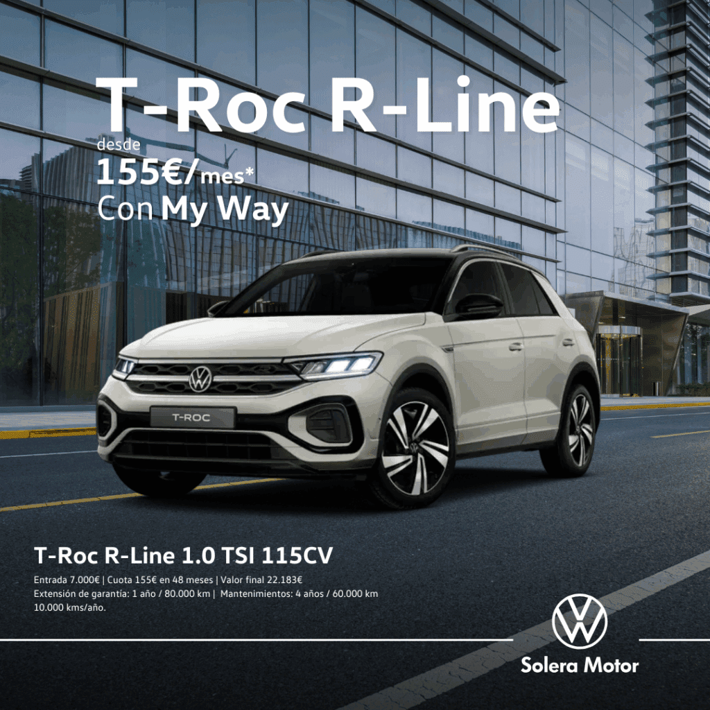 El Volkswagen T-Roc no solo te lleva, te representa: diseño potente, tecnología inteligente y actitud única.